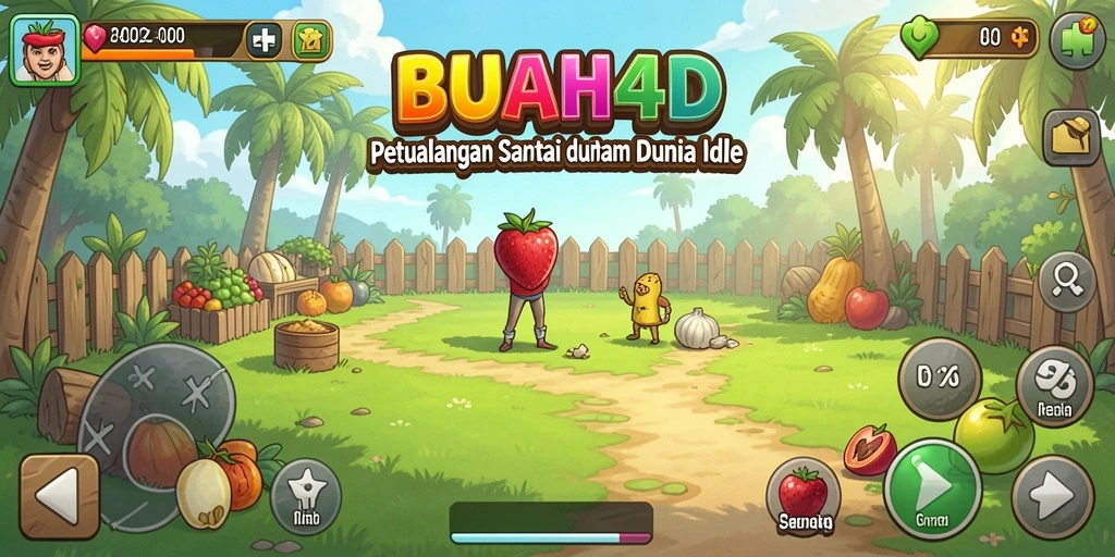 Tampilan gameplay BUAH4D yang menarik dan penuh warna.
