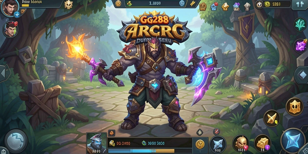 Tangkapan layar gameplay GG288 yang menampilkan pertarungan seru di dunia ARPG.