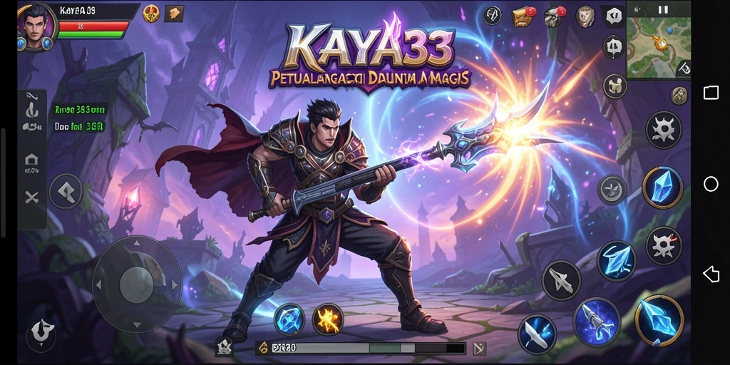 Gameplay epik KAYA33 dalam pertempuran ARPG.
