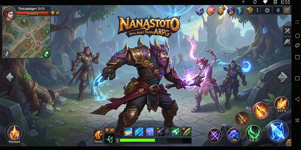 Tampilan epik dari gameplay NANASTOTO yang menantang di dunia ARPG.
