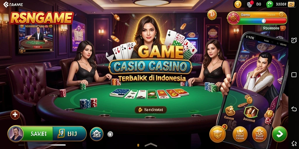 Tampilan gameplay Live Casino yang menarik dan interaktif di RSNGAME.
