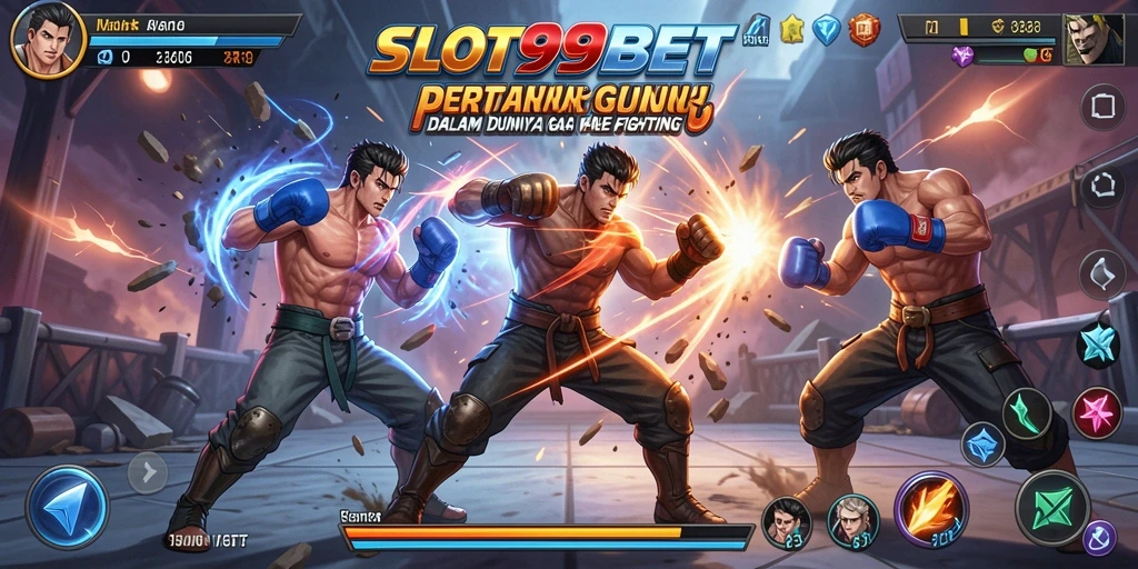 Tampilan aksi pertarungan seru dalam game SLOT99BET.