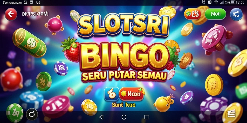 Tampilan seru permainan Bingo di SLOTSRI dengan grafis menawan.