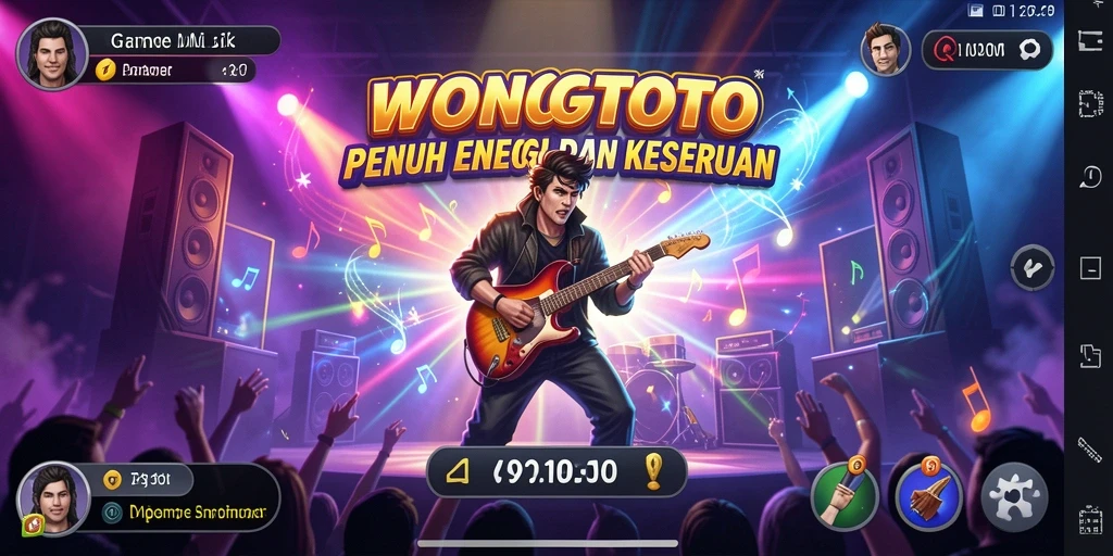 Tampilan gameplay seru dalam aplikasi WONGTOTO.