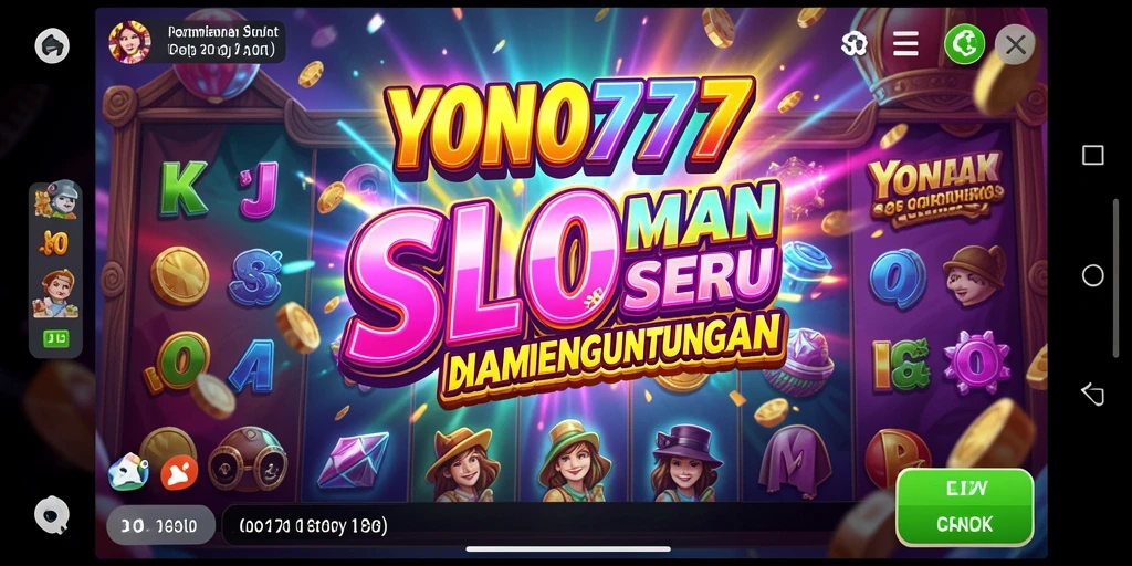 Gambaran gameplay Slot yang mendebarkan dan penuh warna.